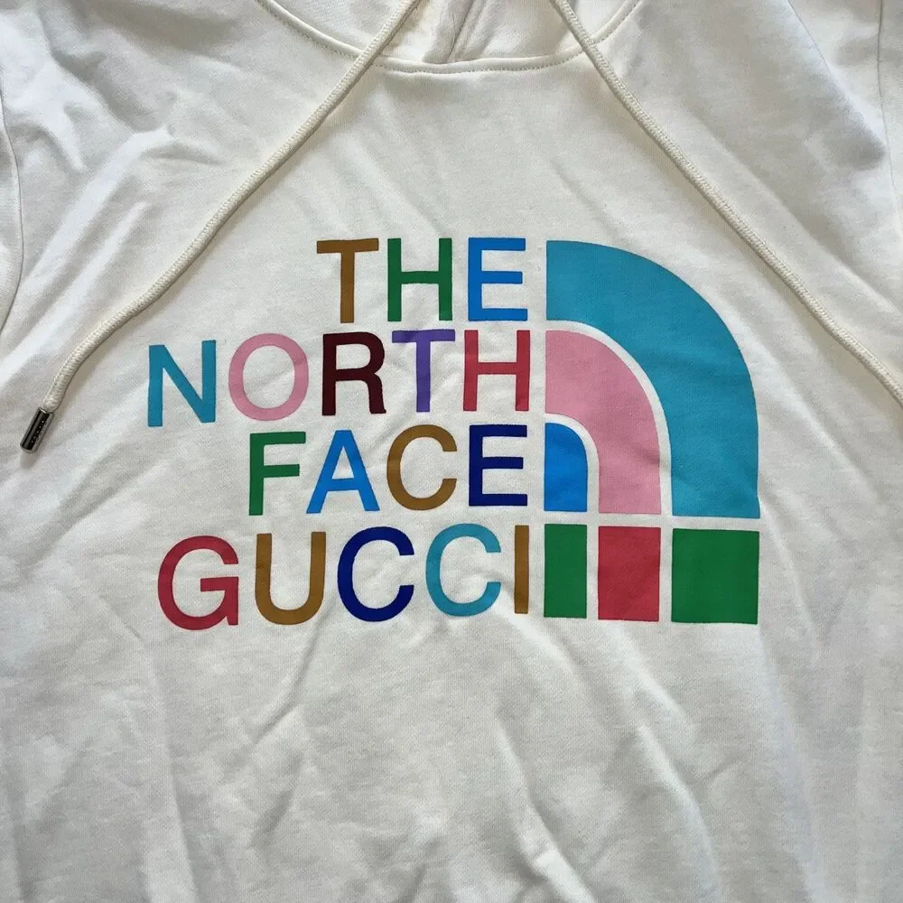 Gucci x The North Face Sleeveless Cotton Sweatshirt Hoodie-Size XS